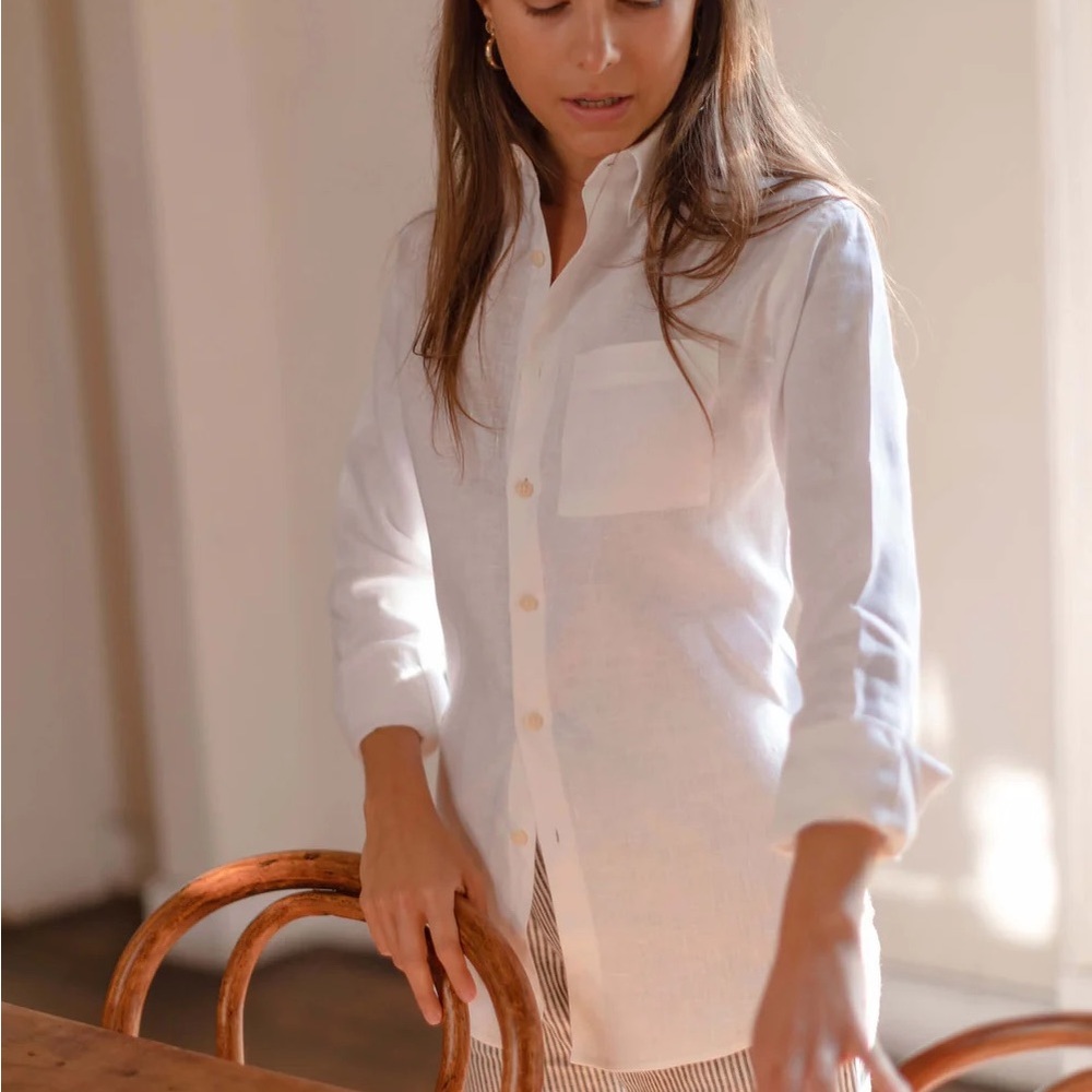 Alex Crane’s linen button down